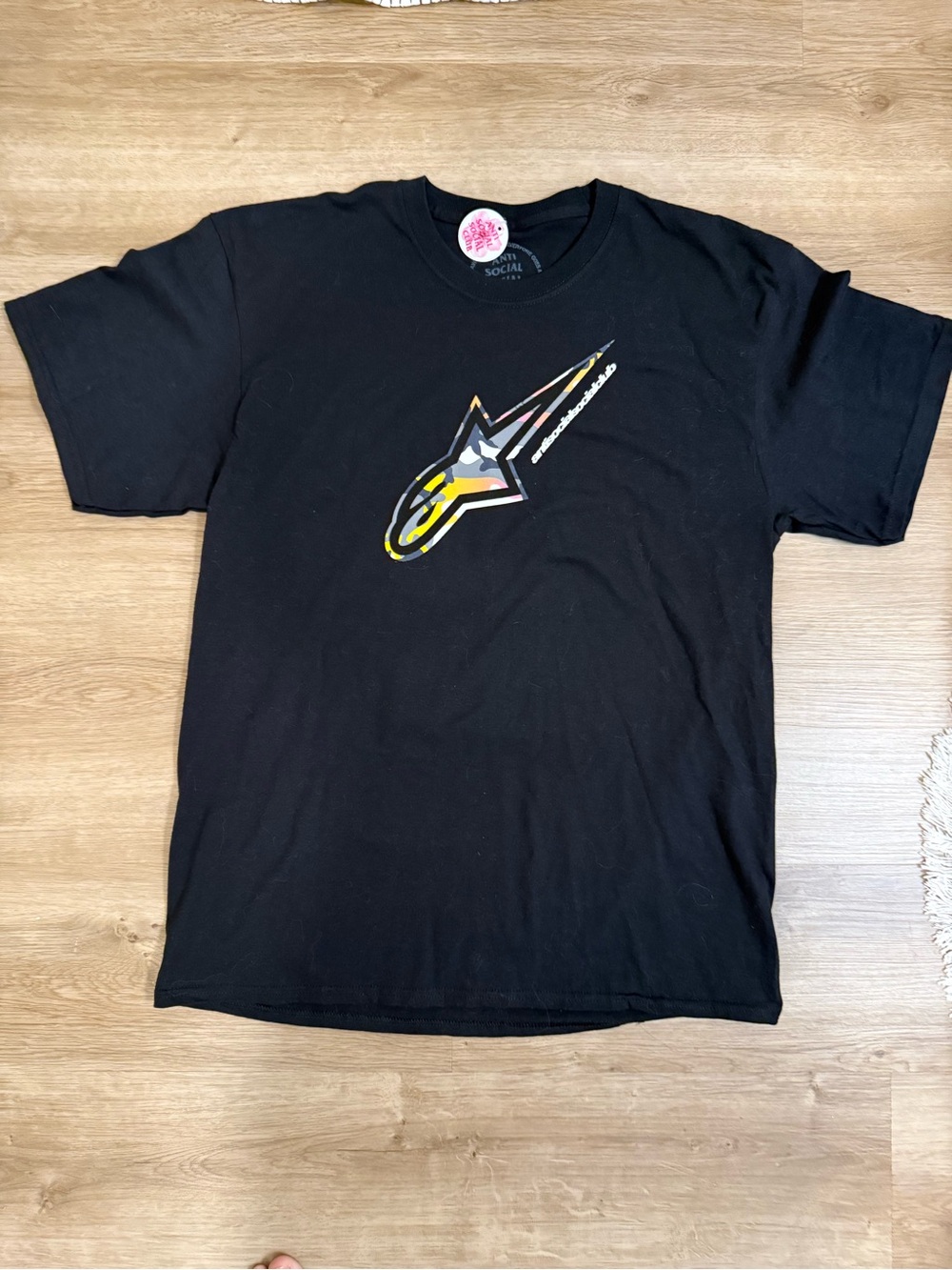 Anti Social Social Club x Alpinestars Apex Tee 'Black' - 2023 collab